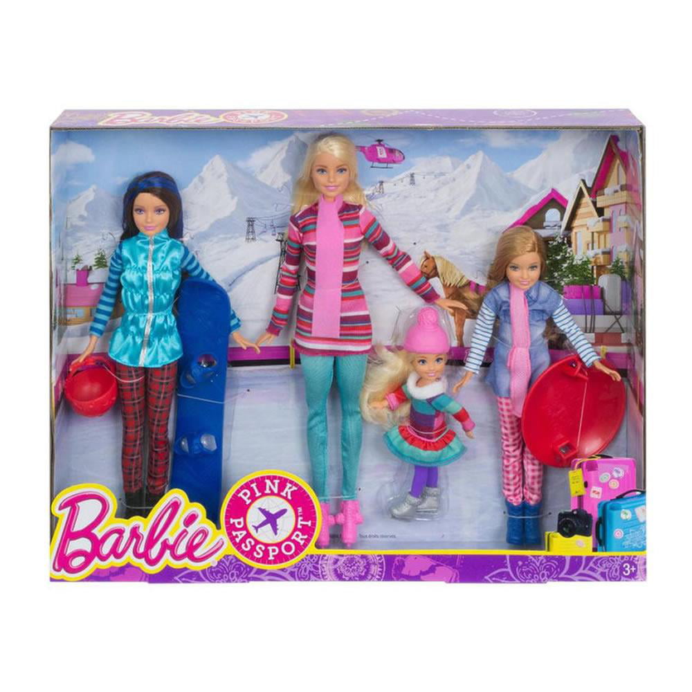 barbie sisters winter getaway fashion dolls