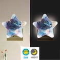 thumbnail image 4 of Star Shaped Energy Saving Night Light Living Room Night Light, Bedroom Night Light, Corridor Night Light, Study Night Light Blue Watercolor Cat, 4 of 6