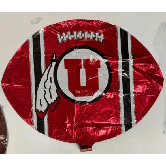 18" UTAH UTES Football Balloon  Party Supplies Decorations Foil Mylar Balloon