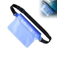 thumbnail image 2 of Leeye Floating Waterproof Waist Pouch for Swimming and Beach, Large Capacity Phone Dry Bag with 3 Seals, E, 9.06x9.06x0.20in, 2 of 9