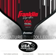 Franklin Sports Pro Signature Pickleball Paddles - 13mm Poly Core - Red - 8oz