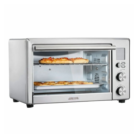 Convection Oven 28L Toaster Oven 1800W 10-in-1 Countertop Baker for Kitchen - Roast, Bake, Broil, Pizza, Rotisserie with LCD Touchscreen