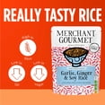 thumbnail image 3 of Merchant Gourmet Garlic, Ginger & Soy Rice 250g, Imported from Britain, 3 of 3