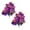 Blue 2(2pcs), variant on VINOIC Artificial Faux Wildflowers Decor Outside - 28-Stem Chrysanthemum & Orchid Spray - UV Resistant Outdoor Artificial Flowers for Garden, Patio - Fade-Proof Silk Florals, A