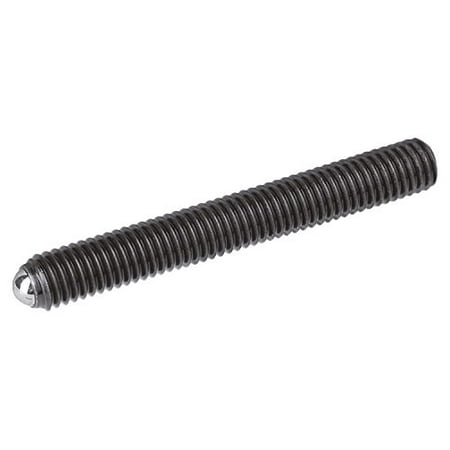 

07110-10880 Steel Full Ball Pressure Screw Without Head Black/Natural Finish M8 Thread 5.5 mm Ball Diameter 81.2 mm Length Metric