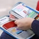 thumbnail image 5 of Organizador de bolsa de almacenamiento de tarjetas, protector de portatarjetas de crédito, funda de viaje multifuncional para hombres, 5 of 5