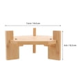 thumbnail image 2 of HOMEMAXS Beverage Dispenser Stand Bamboo Drink Dispenser Holder Rack Water Dispenser Base, 2 of 8