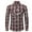 Wine, variant on IROINNID Long Sleeve Shirts for Men Casual New Plaid Shirt Youth Shirts Coat Turndown Collar Blouse & Shirt,Wine