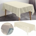 thumbnail image 2 of DJN Clearance Sale Table Cloth Hotel Banquet And Wedding Scene Solid Color Rectangular Smooth Cloth Table Cloth Satin Table Cloth polyester fibre Beige B, 2 of 8