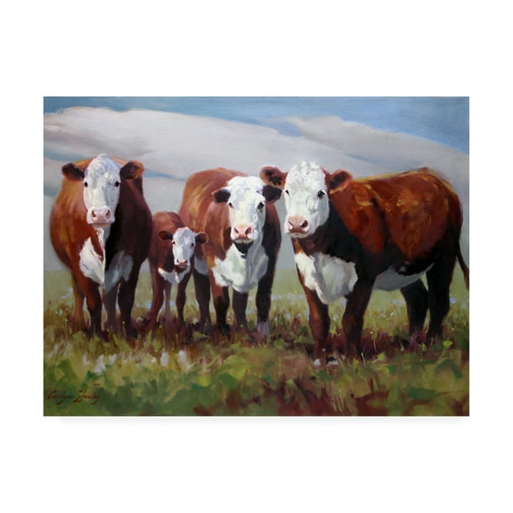 Trademark Fine Art 'Home on the Range' Canvas Art by Carolyne Hawley