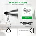 thumbnail image 2 of Simple Deluxe 4-Pack Clamp Lamp Light with 5.5'' Aluminum Reflector, 60 Watt E26 (No Bulb Included), 6 Feet 18/2 SPT-2 Cord, for Reptiles Plants Growing, 2 of 7