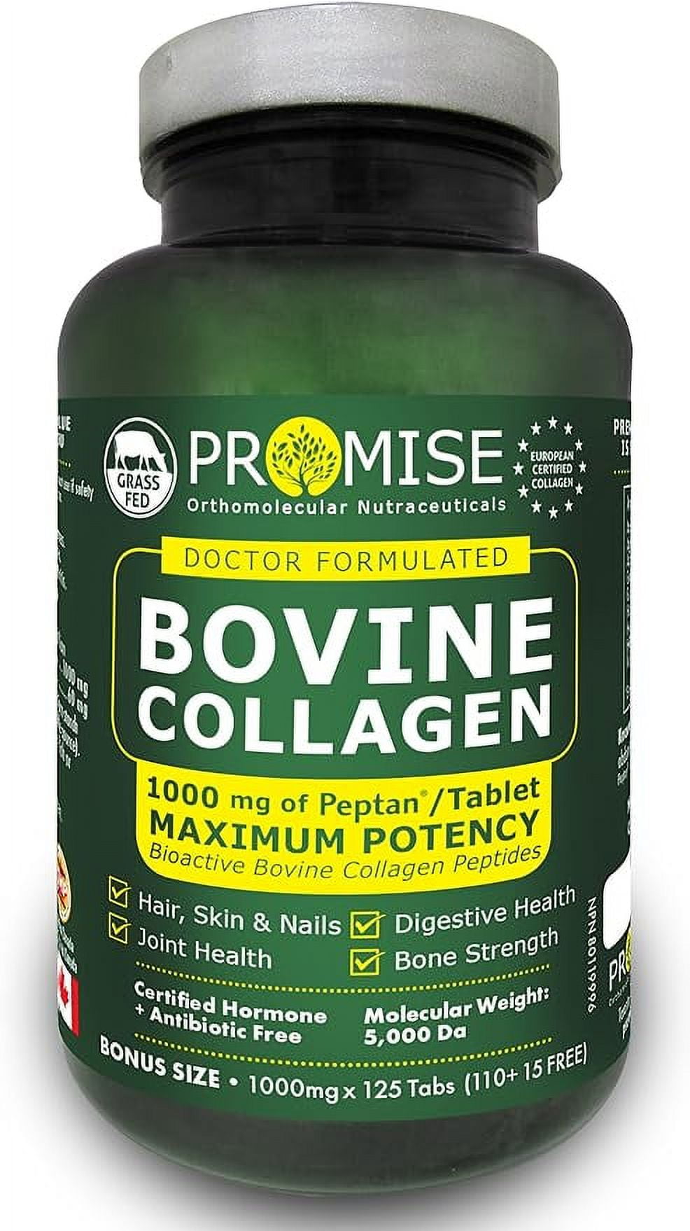 Promise Orthomolecular Nutraceuticals Collagen Bovine 125 Tabs