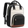 thumbnail image 1 of Mochila LOVEVOOK Small para mujer, mini a la moda, beige, negro y marrón, 1 of 9