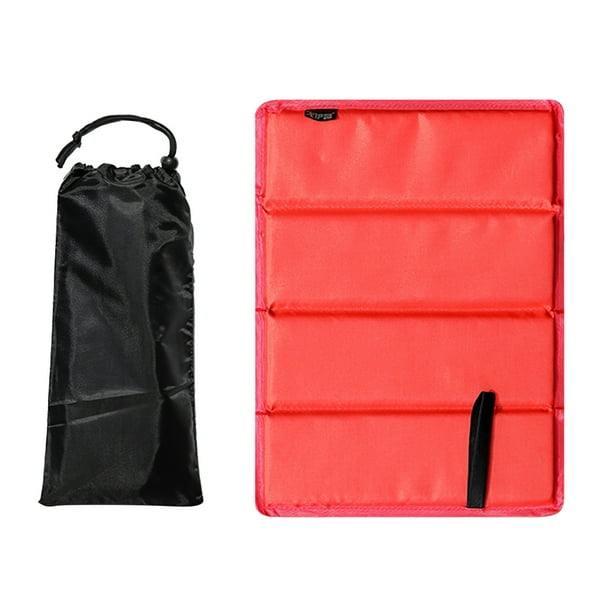 Cojín plegable para exteriores, alfombrilla para sentarse, almohadilla para asiento de playa plegable para acampar, almohadilla para silla de montar Sunnimix Cojín de asiento plegable