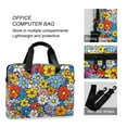thumbnail image 4 of FORMRS 16" Laptop Bag Carrying Sleeve Case with Handle Travel Shoulder Briefcase, Floral Fiesta, 4 of 8