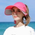 thumbnail image 3 of Women‘s Sun Visor Wide Elastic Golf Sun Hat Breathable Sweat Absorbent Cap, 3 of 4