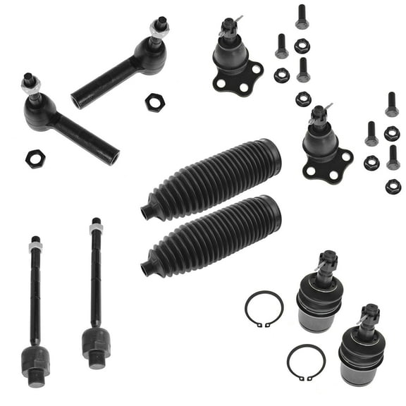 TRQ 10 pc Kit LH RH Ball Joints Tie Rod End Sway Bar Link for Durango Dakota PSA59002 Fits select: 2000-2004 DODGE DAKOTA, 2000-2003 DODGE DURANGO