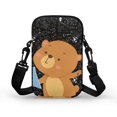 thumbnail image 2 of HELLHERO Cat Pattern Design Crossbody Sling Bag with Adjustable Strap Crossbody Sling Bags Unique Gift Polyester, 2 of 7