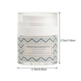 thumbnail image 2 of OUNONA 2-Pack Refillable Vacuum Jars for Skincare Creams, Assorted Colors Cosmetic Containers, 2 of 5