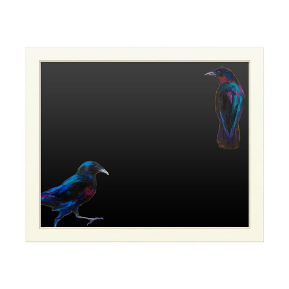 Trademark Fine Art 'Crows 9' Chalkboard by Marion Rose