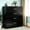 Black-4 Drawers, variant on Ktaxon Black 3 Drawer Dresser Nightstand Modern Wood Chest of Drawers Bedroom Black Finish