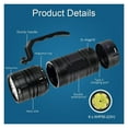 thumbnail image 5 of DL06 Professional Diving Flashlight IPX8 3*21700 Battery Super Bright 15000LM USB Reverse Charge 6 * XHP50.2, 5 of 6