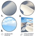 thumbnail image 3 of Designart "Dunes Swaying in the Coastal Wind I" Landscape & Nature Metal Art Print, 3 of 5