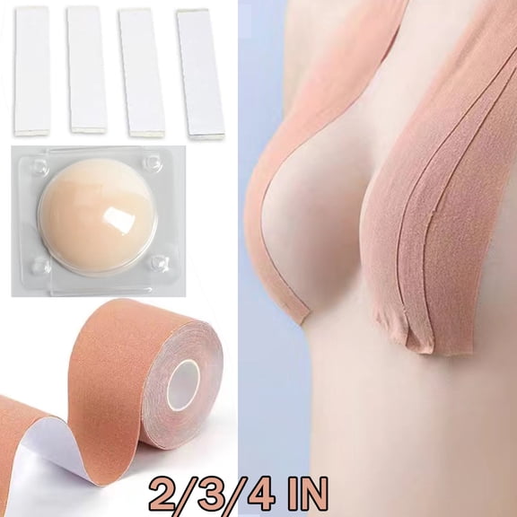 Boobytape For Breast Lift - Breast Tape Lifting for Large Breast And Small Boobs - Boob Tape - Sticky Boob Tape - Bra Tape Sticky Boobs - Bob Tape For Large Breast with Highlighter
