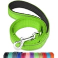 thumbnail image 1 of LAICAIW 6FT Reflective Dog Leash with Soft Padded Handle for Training,Walking Lead for Medium & Small Dogs,3/4 Inch Wide,Green, 1 of 7