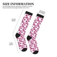 thumbnail image 4 of Pofeuu Orchids Flowers Print Compression Socks for Women & Men Circulation - Best Support for Nurses,Running,Athletic,Sports, 4 of 7