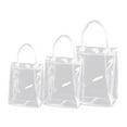 thumbnail image 5 of Women Clear Pvc Tote Bag Shoulder Handbag Transparent Beach Clutch Tote Bag G3Q5, 5 of 9