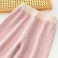 thumbnail image 4 of UQJfacai Girls Fleece Lined Leggings Kids Warm Base Layer Pants Winter Thick Full Length Elastic Waist Thermal Pants 3-14 Years, 4 of 9