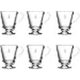 thumbnail image 3 of La Rochere Napoleon Bee Glass Coffee Cups, 6 Pack - 9 oz - Clear - Dishwasher Safe, 3 of 4