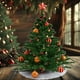 thumbnail image 3 of Decoraciones navideñas, adornos navideños, regalos de Navidad, falda para árbol de Navidad blanca clásica, decoración de escritorio para árbol de Navidad, falda para árbol de Navidad, 3 of 5
