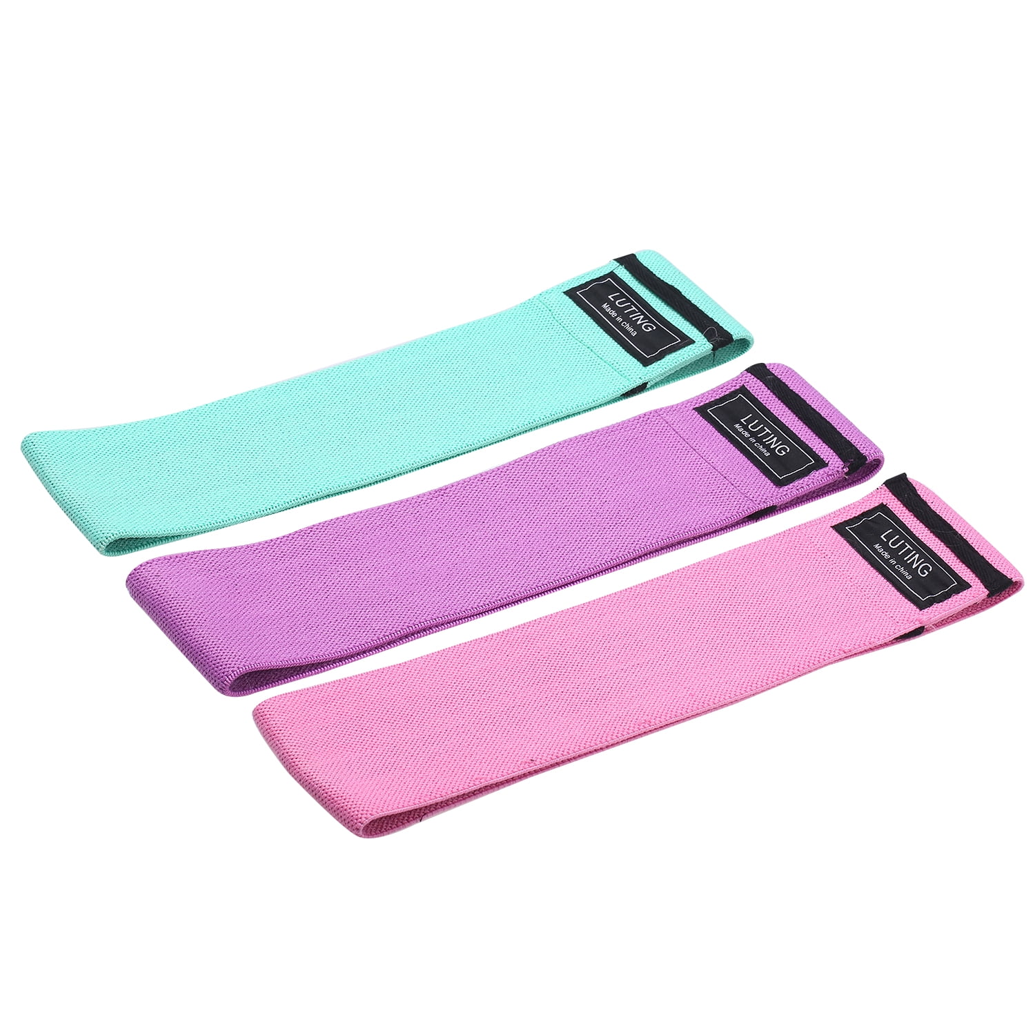 Resistance Bands Set Fabric Workout Bands with 3 Resistance Levels Non