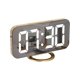 thumbnail image 1 of Home Decor, Digital Alarm Clock, LED and Mirror Desk Clock Large Display with Dual USB Charger Ports, 3 Levels Brightness, 12/24H, Modern Electronic C, 1 of 5