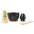 thumbnail image 6 of BambooMN Matcha Whisk Starter Set - Chawan Matcha Bowl, Tea Whisk, Chashaku, Spoon, Matcha Holder, Bamboo Coaster, 6 of 7