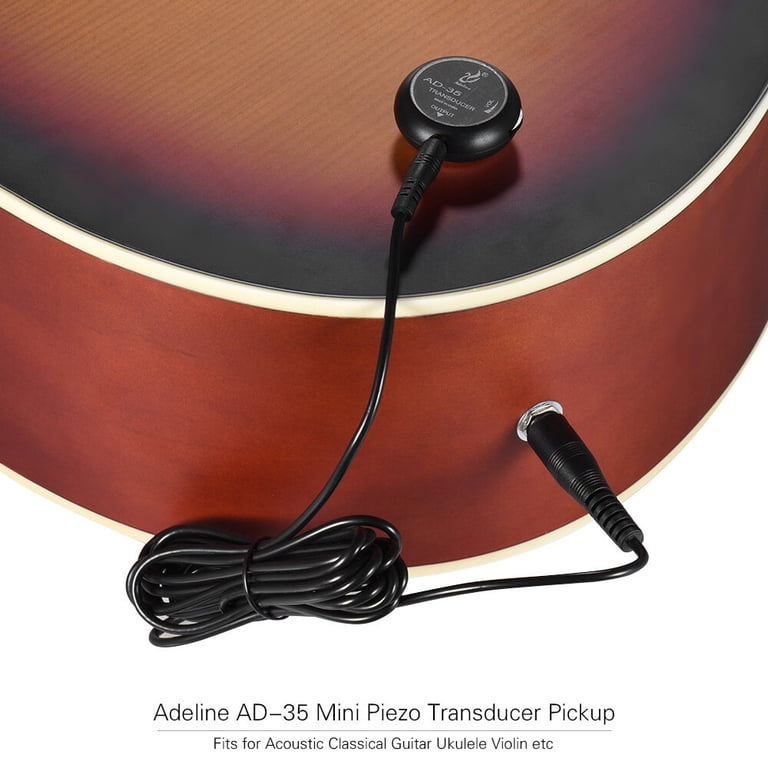 Adeline Ad-35 Mini Pick-Up Versterker Transducer Stick Piëzo Pick