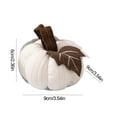 thumbnail image 4 of Cosecha Calabaza Ganchillo Calabazas Punto Otoño para Bodas () Blanco, 4 of 4