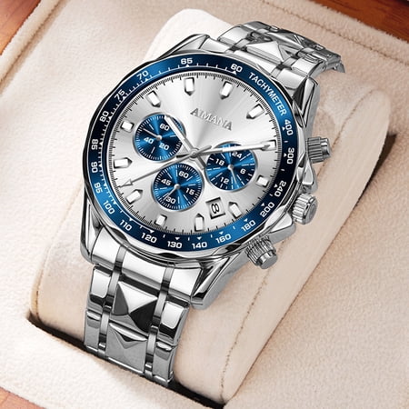Men s Watch Quartz Watch Waterproof Luminous Men s Watch Multifunctional Quartz Watch Business Fashion Trendy Wristwatch Men s Watch Men