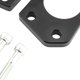 thumbnail image 3 of Abrazadera espaciadora para elevador de manillar de motocicleta, 2 uds., reemplaza a los accesorios con 4 tornillos, elevación negra de alto rendimien shamjiam Abrazadera del elevador del manillar, 3 of 8