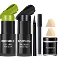 thumbnail image 1 of Set de maquillaje BOBISUKA Kit de pintura facial y corporal verde claro y negro, 1 of 6