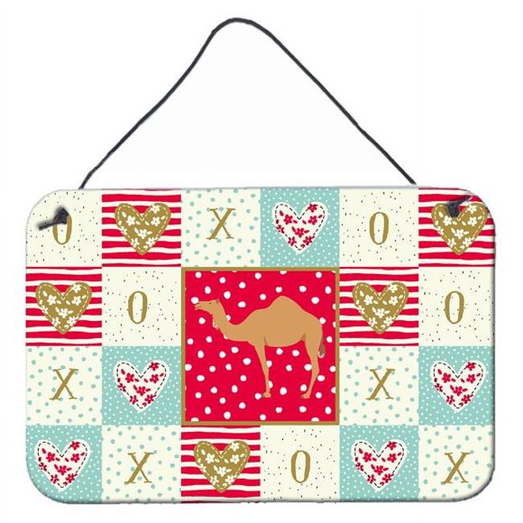 Carolines Treasures CK5244DS812 8 x 12 in. Arabian Camel Dromedary Love Wall or Door Hanging Prints