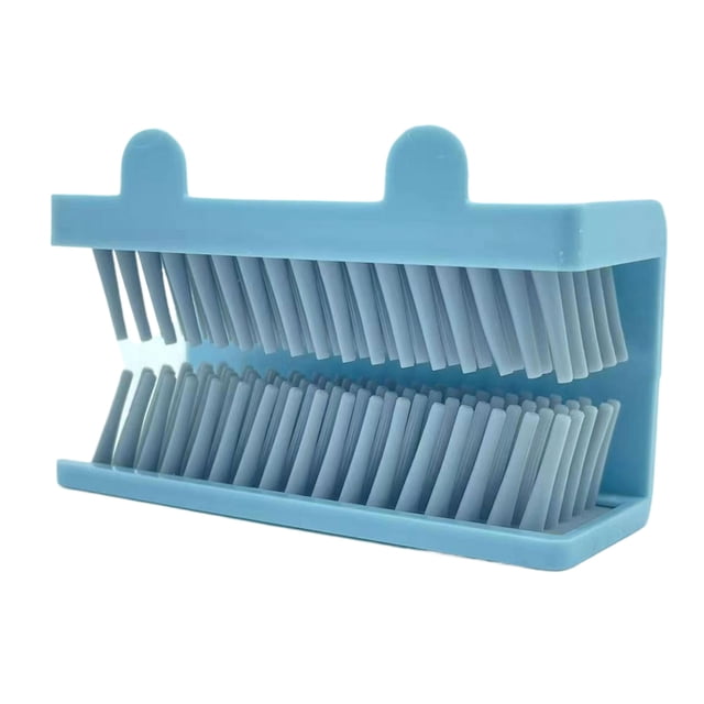 Bewildely El filtro de ducha del baño evita que los zuecos del cabello se adhieran a los azulejos y superficies de vidrio Colector de cabello de Juegos de accesorios de baño Azul