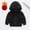 Black, variant on Baby Girls Boys Coat with Hooded Soft Lightweight Cute Cartoon Printed Solid New Born Winter Clothes for Boys 12-18 Months