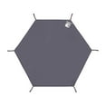 thumbnail image 2 of Empreinte de Tente, Bâche de Camping Imperméable, Bâche de Tente Haute Densité avec PU2000mm Imperméable pour Randonnée, Camping, Sac à Dos, Extérieur 220x260cm, 2 of 10
