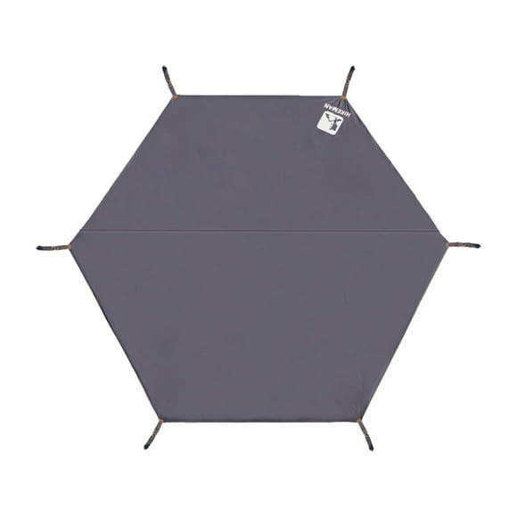 koolsoo Waterproof Hexagonal Hammock Tent Tarp Footprint Ground Cloth Camping Shelter 220x260cm