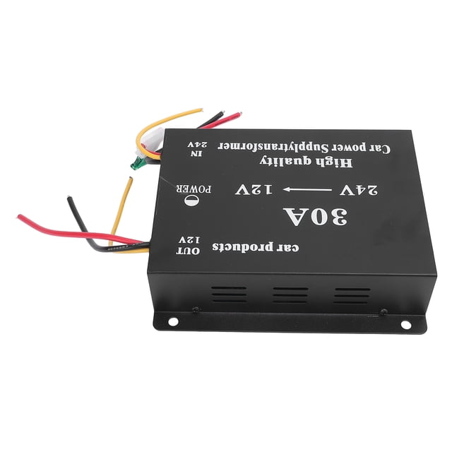 24V to 12V DC Voltage Converter 600W with Overload Guard and Dual Fans for Long Distance Driver Converter DC Regulator Cars RVs SUVs Buses, Stable Power Supply Inverter