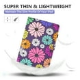 thumbnail image 5 of Flip Case for 2021 All-New Kindle Paperwhite E-reader (6.8 Inch, 11th generation) - Folio Magnetic Cute Cover with Card Holders, Slim Lightweight PU Leather/Silicone Composite Case (Purple Daisy), 5 of 6