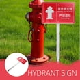 thumbnail image 2 of LIFKOME Garden Emergency Safety Sign Fire Hydrant Sign Red Foam Board for Fire Equipment 1Pcs, 2 of 6